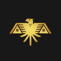 adelaar huis logo vector