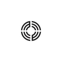 wm cirkel lijn logo eerste concept met hoog kwaliteit logo ontwerp vector