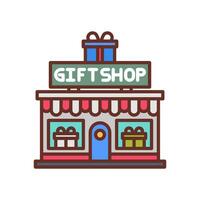 geschenk winkelsicoon in vector. illustratie vector