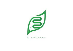 e natuurlijk logo vector