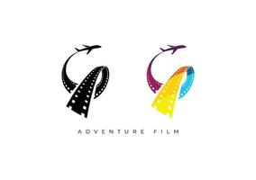 avontuur film logo vector