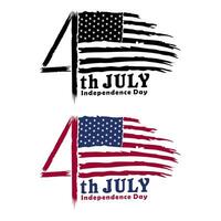 gelukkig 4e juli onafhankelijkheid dag ontwerp achtergrond illustratie vector