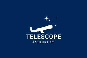telescoop logo vector icoon illustratie