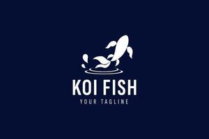 koi vis logo vector icoon illustratie