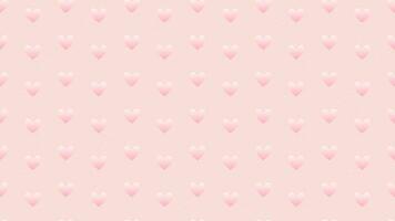 roze hart naadloos patroon pastel kleur achtergrond ontwerp. vector illustratie
