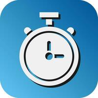 stopwatch vector glyph helling achtergrond icoon voor persoonlijk en reclame gebruiken.