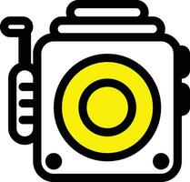 monoculair camera illustratie ontwerp, kunst en creativiteit vector