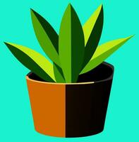 plant pot cartoon vector