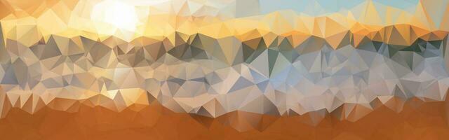 kleurrijk driehoek abstract achtergrond, vector illustratie