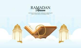 Islamitisch Ramadan kareem viering. Islamitisch groet kaart sjabloon met Ramadan voor behang ontwerp vector