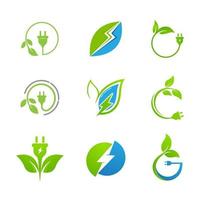 eco power vector pictogram ontwerp illustratie