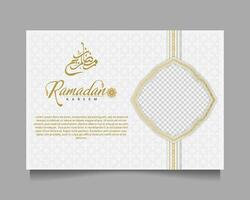 elegant Ramadan kareem achtergrond, voor poster, kader concept, folder, poster. vector