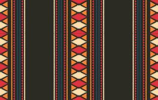 etnisch abstract ikat kunst. aztec ornament afdrukken. meetkundig etnisch patroon naadloos kleur oosters. ontwerp voor achtergrond ,gordijn, tapijt, behang, kleding, inpakken, batik, vector illustratie.