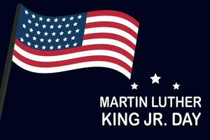 Martin Luther koning jr. dag typografie groet kaart ontwerp. mlk dag grijs vector achtergrond. vector illustartion