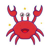 krab dier illustratie vector