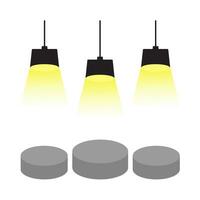 verlichting lamp geel illustratie vector