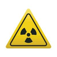 radioactief in bord illustratie vector