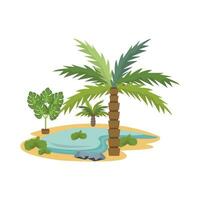 palmboom illustratie vector