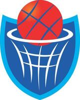 basketbal ring sport logo vector