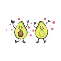 avocado vector pictogram illustratie ontwerp