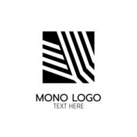 brief y modern monogram logo icoon abstract gemakkelijk concept ontwerp vector illustratie