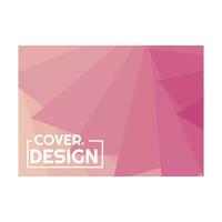 kleurrijk zacht roze halftone helling gemakkelijk landschap Hoes ontwerp vector illustratie