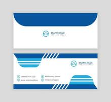 vector creatief blauw envelop ontwerp