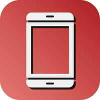 smartphone vector glyph helling achtergrond icoon voor persoonlijk en reclame gebruiken.