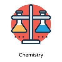 modieus chemisch laboratorium vector