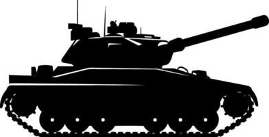 tank icoon vector illustratie. leger tank silhouet voor icoon, symbool of teken. tank torpedojager symbool voor ontwerp over leger. ai gegenereerd illustratie.