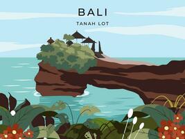 tanah veel Bali strand Indonesië vector