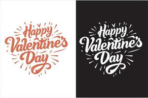 Valentijnsdag dag typografie t-shirt ontwerp, Valentijnsdag dag paar t-shirt ontwerp, Valentijnsdag dag t-shirt ontwerp, Valentijn overhemd ideeën voor koppels, Valentijn merk t-shirt. vector