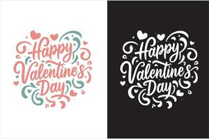 Valentijnsdag dag typografie t-shirt ontwerp, Valentijnsdag dag paar t-shirt ontwerp, Valentijnsdag dag t-shirt ontwerp, Valentijn overhemd ideeën voor koppels, Valentijn merk t-shirt. vector