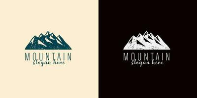 berg logo abstract vector ontwerp. logotype sjabloon voor extreem sport, klimmers, natuur avonturen, ontdekkingsreizigers