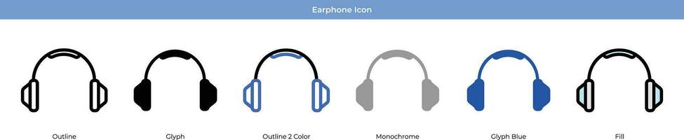 oortelefoon vector icoon