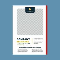 Hoes bedrijf profiel of brochure sjabloon lay-out ontwerp vector