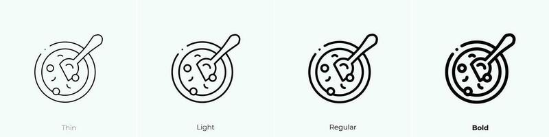 pap icoon. dun, licht, regelmatig en stoutmoedig stijl ontwerp geïsoleerd Aan wit achtergrond vector