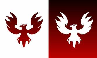 illustratie vector grafisch van sjabloon logo symbool ontwerp rood Feniks vogel