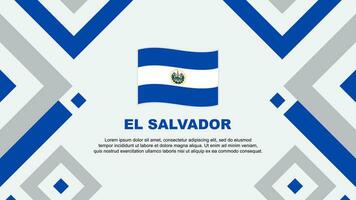 el Salvador vlag abstract achtergrond ontwerp sjabloon. el Salvador onafhankelijkheid dag banier behang vector illustratie. el Salvador sjabloon