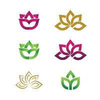 schoonheid lotusbloem vector icon