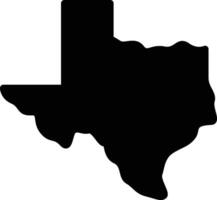 solide icoon voor Texas vector