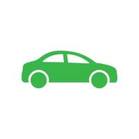 eps10 vector groen auto icoon geïsoleerd Aan wit achtergrond