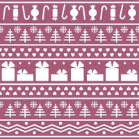 naadloos Scandinavisch patroon voor Kerstmis en nieuw jaar voor winter hoed, lelijk trui, trui, papier of andere ontwerpen. vector