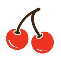 cherry logo sjabloon vector