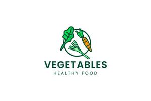 groente logo vector icoon illustratie
