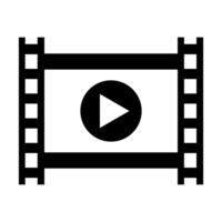 Speel video film strip vector icoon. voor uw web plaats ontwerp, logo, app, ui. vector illustratie