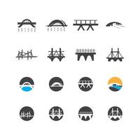 brug logo sjabloon vector pictogram illustratie