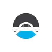 brug logo sjabloon vector pictogram illustratie