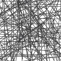 modern gemakkelijk abstract genaaid grijs as kleur chaotisch lijn patroon kunst vector