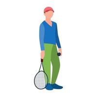 concepten voor racketspelen vector